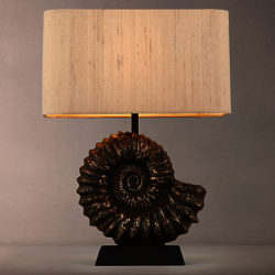 David Hunt Ammonite Table Lamp